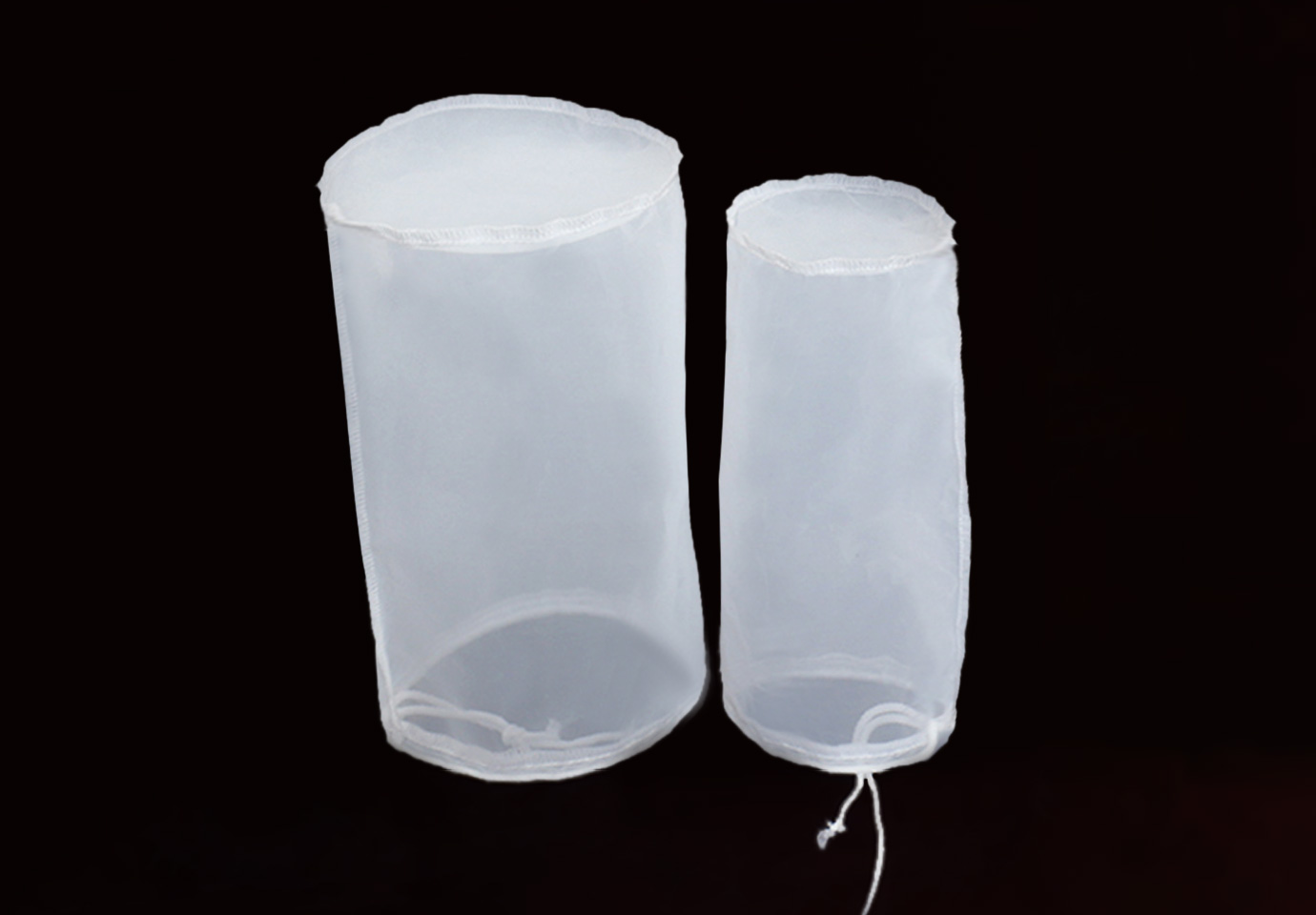 0.5 micron (µm) polyester (PE) felt filter bags