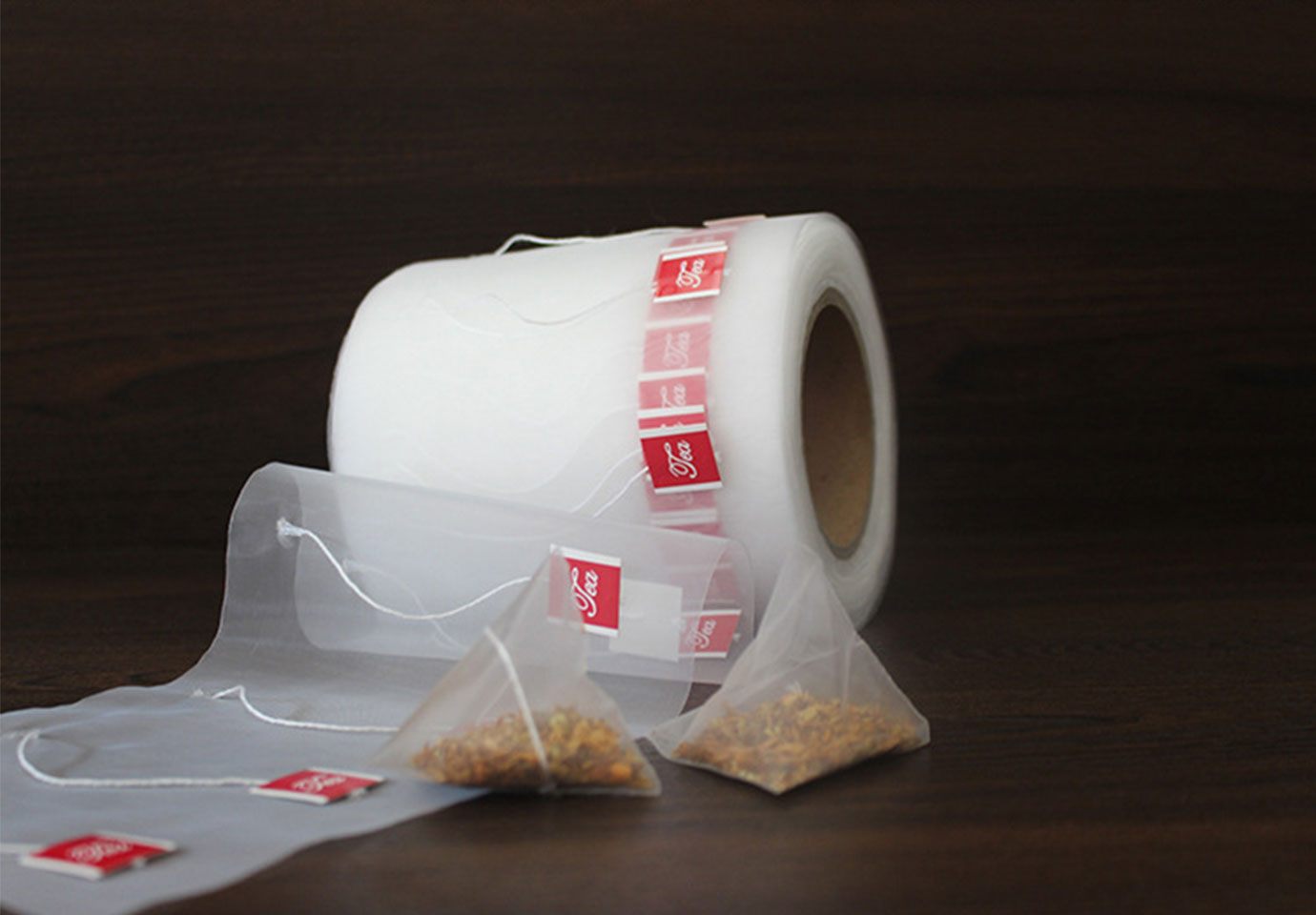 Empty pyramid Tea Bag Professional Mesh Manufacturer Macrokun mesh