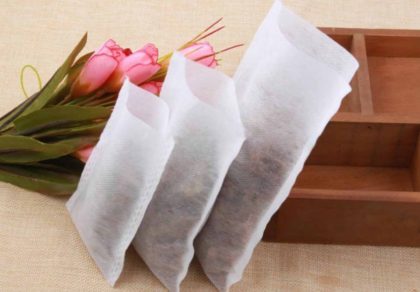 Biodegradable non woven drawstring tea bag