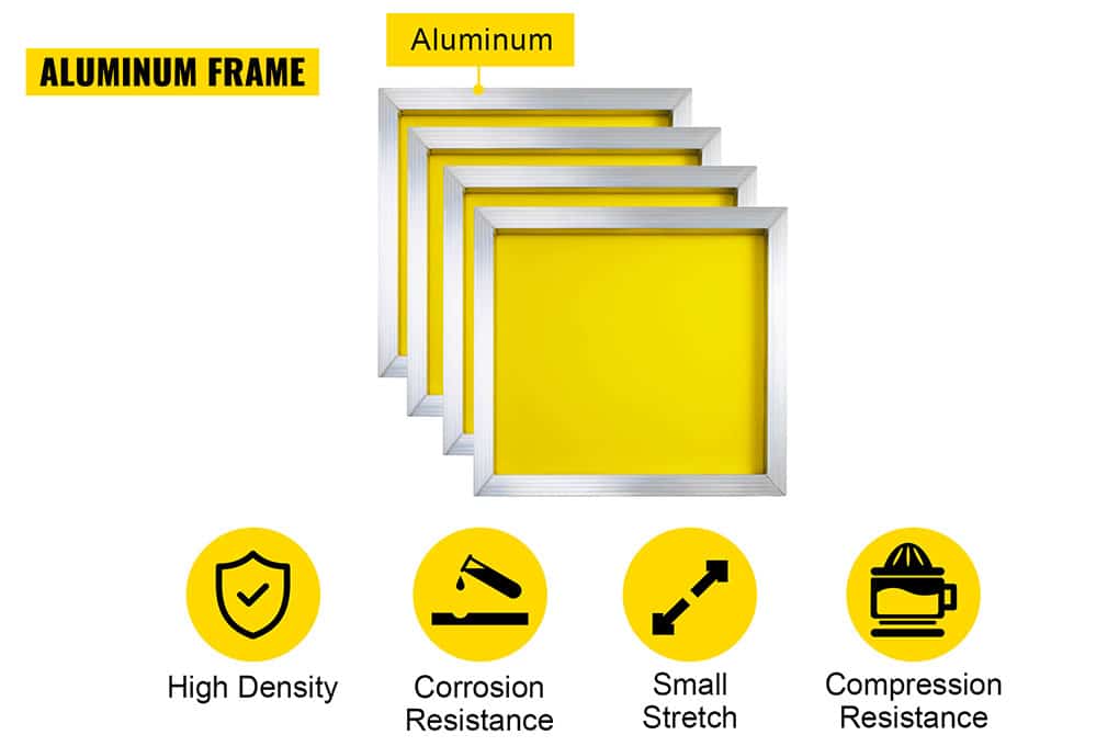 Screen Printing Frame With Mesh