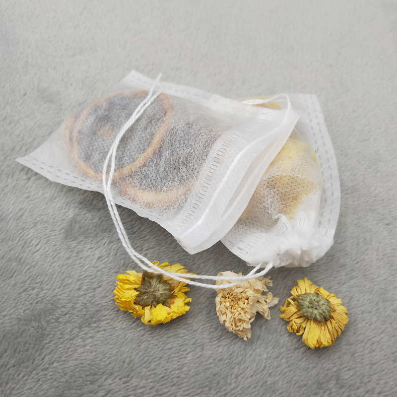 Biodegradable non woven drawstring tea bag