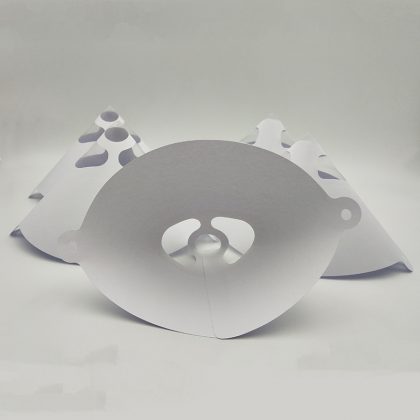 Embudo del colador del cono del papel de filtro de la pintura de 190 micrones