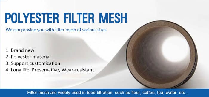 Polyester filter mesh