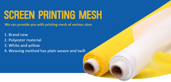 Screen printing mesh