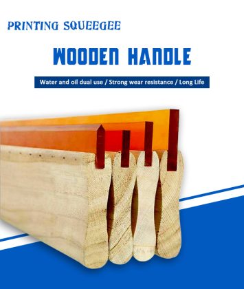 Wooden Handle Printing Squeegee