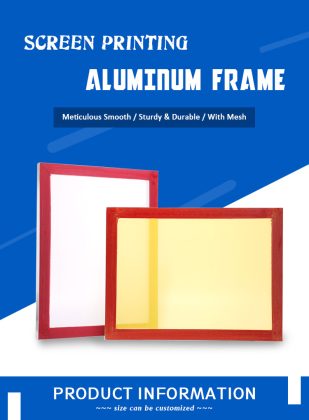 Aluminum screen printing frames